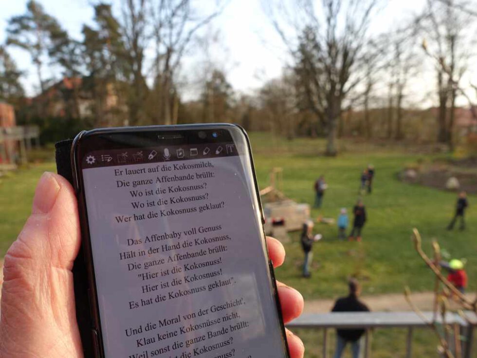 LeNa singt draußen - Teilnahme vom Balkon